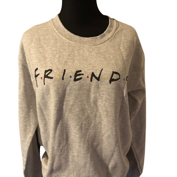 Friends gray size small crew neck  sweatshirt - Picture 4 of 5